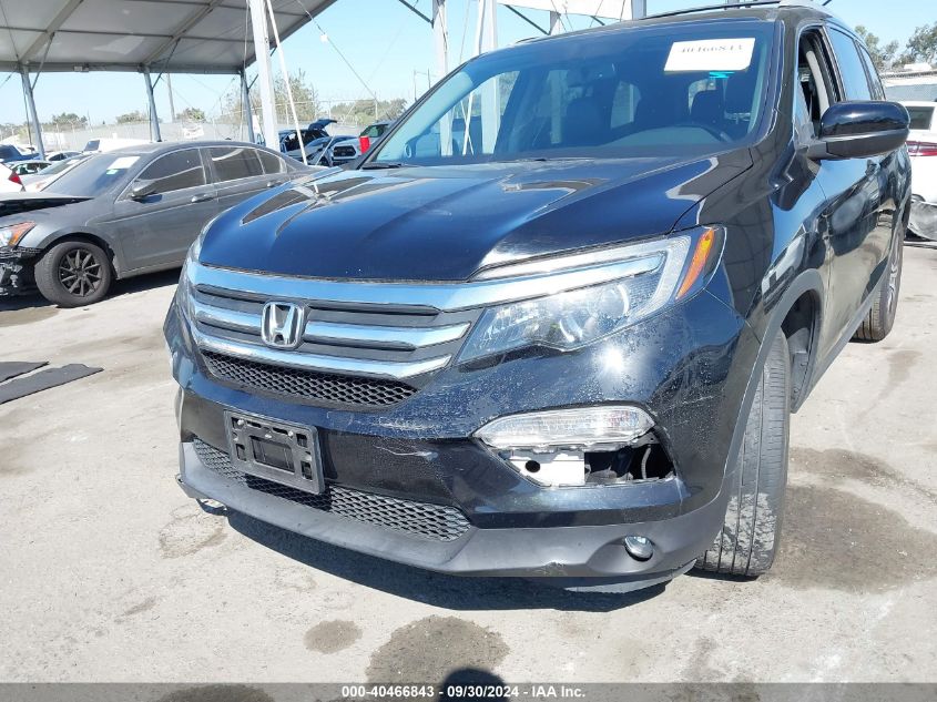 2016 Honda Pilot Exl VIN: 5FNYF5H51GB050965 Lot: 40466843