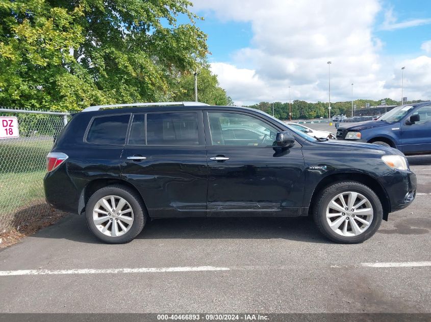 2009 Toyota Highlander Hybrid VIN: JTEEW41A792035327 Lot: 40466893