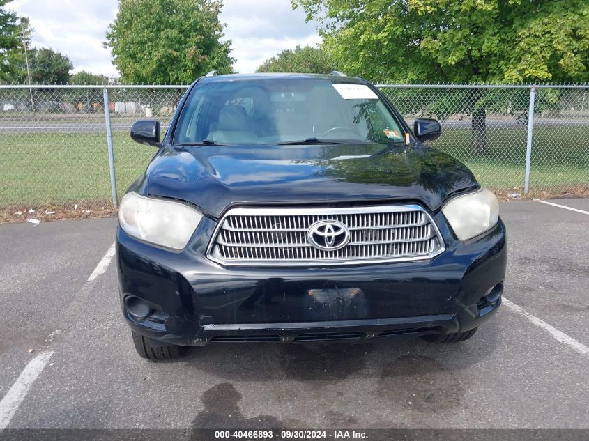 2009 Toyota Highlander Hybrid VIN: JTEEW41A792035327 Lot: 40466893