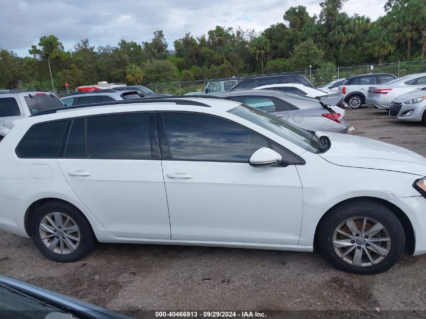 2017 Volkswagen Golf Sportwagen Tsi S/Tsi Se/Tsi Sel VIN: 3VWC17AU3HM522387 Lot: 40466913