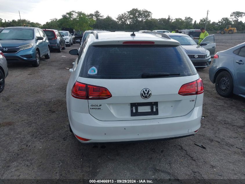 2017 Volkswagen Golf Sportwagen Tsi S/Tsi Se/Tsi Sel VIN: 3VWC17AU3HM522387 Lot: 40466913