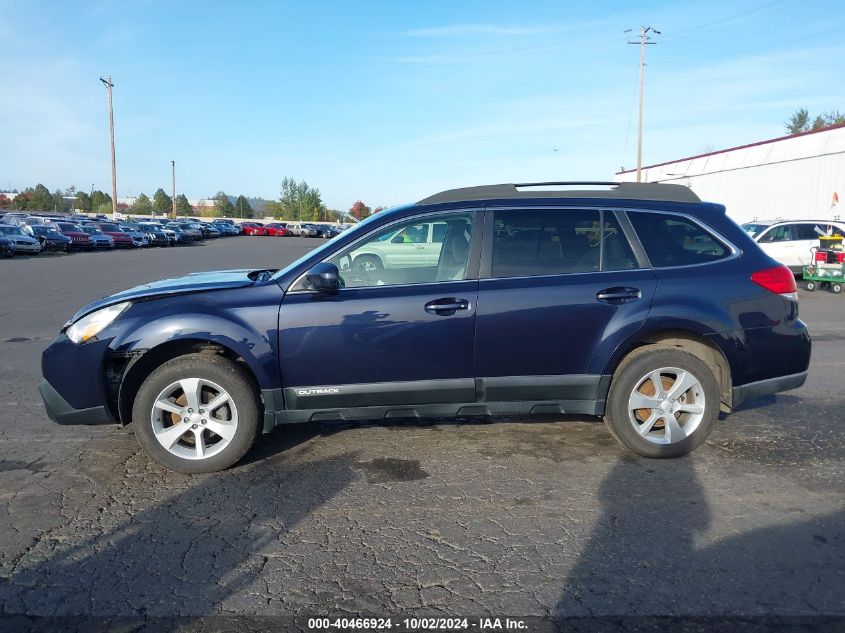 2013 Subaru Outback 2.5I Premium VIN: 4S4BRBCC1D3222238 Lot: 40466924