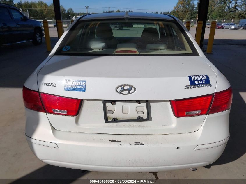 5NPET46C69H418424 2009 Hyundai Sonata Gls