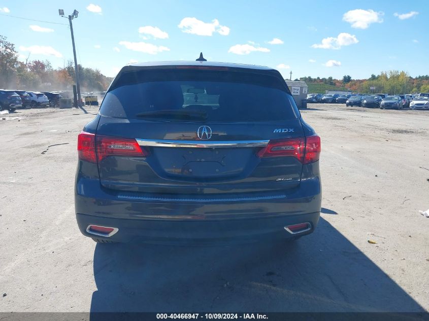 2014 Acura Mdx Technology Package VIN: 5FRYD4H48EB018064 Lot: 40466947