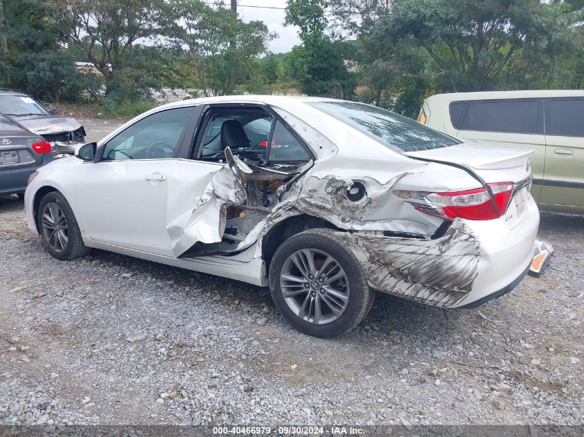 2016 Toyota Camry Se VIN: 4T1BF1FK0GU217617 Lot: 40466979