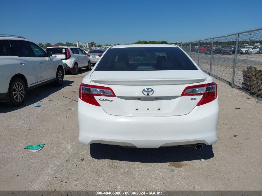 2013 Toyota Camry Se VIN: 4T1BF1FK0DU714601 Lot: 40466986