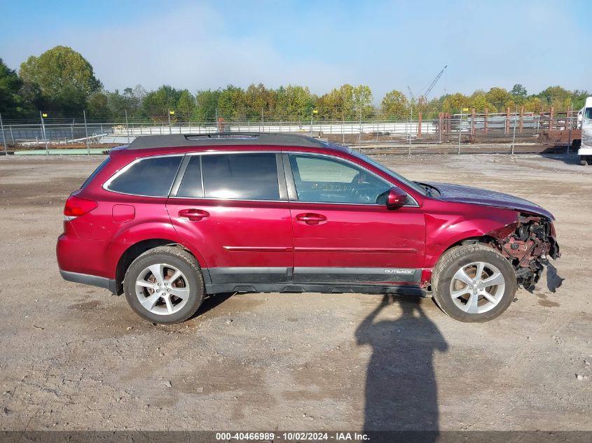 2013 Subaru Outback 2.5I Limited VIN: 4S4BRCPC9D3202884 Lot: 40466989