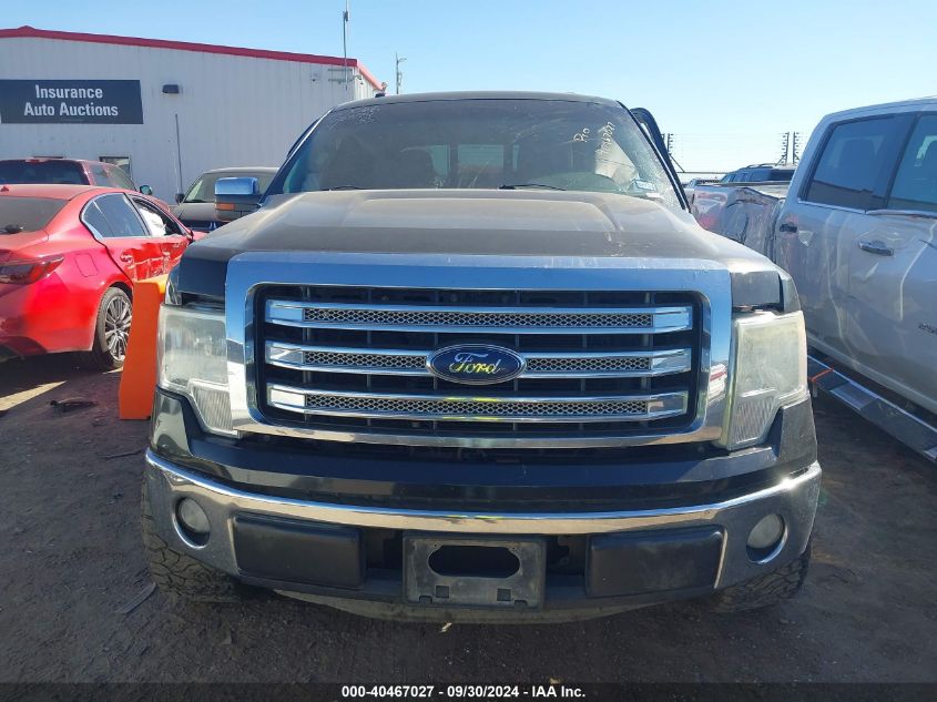 2013 Ford F-150 Lariat VIN: 1FTFW1CF6DKD36437 Lot: 40467027