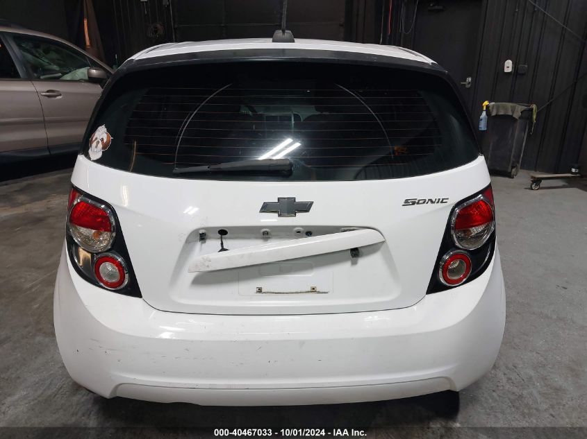 1G1JA6SHXF4131521 2015 Chevrolet Sonic Ls