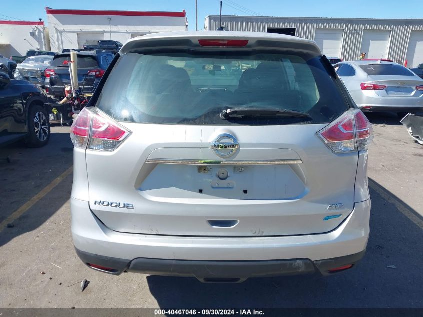 2014 Nissan Rogue S/Sl/Sv VIN: 5N1AT2MV9EC763875 Lot: 40467046