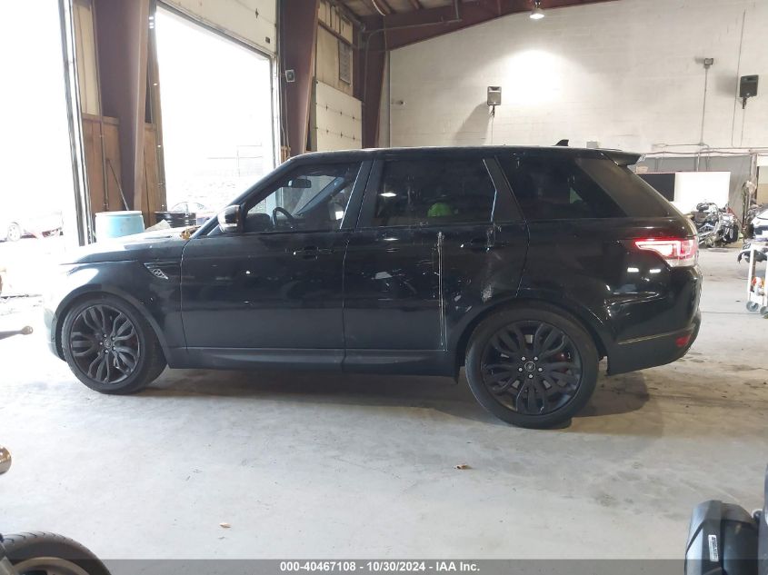 2016 Land Rover Range Rover Sport 5.0L V8 Supercharged/5.0L V8 Supercharged Dynamic VIN: SALWR2EF4GA562859 Lot: 40467108