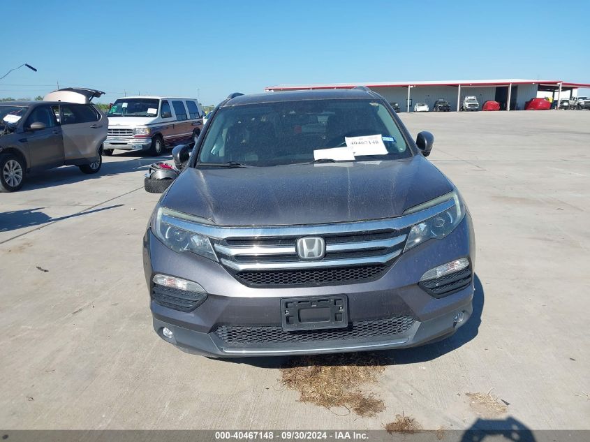 2017 Honda Pilot Elite VIN: 5FNYF6H06HB103994 Lot: 40467148