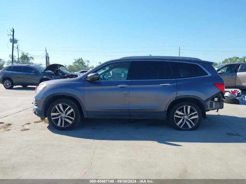 2017 Honda Pilot Elite VIN: 5FNYF6H06HB103994 Lot: 40467148