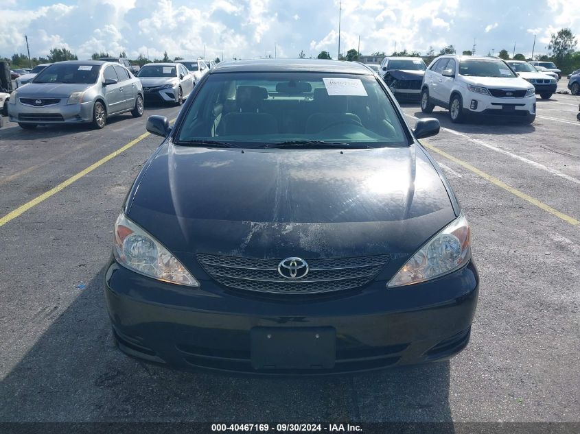 JTDBF30KX20010192 2002 Toyota Camry Le/Xle/Se