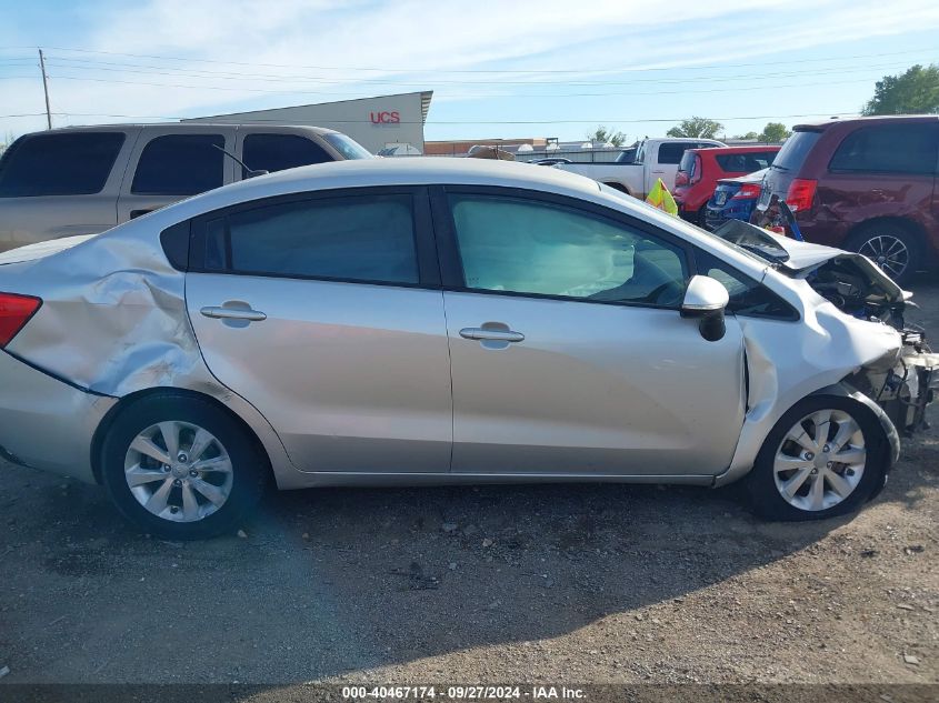 2013 Kia Rio Ex VIN: KNADN4A36D6312388 Lot: 40467174