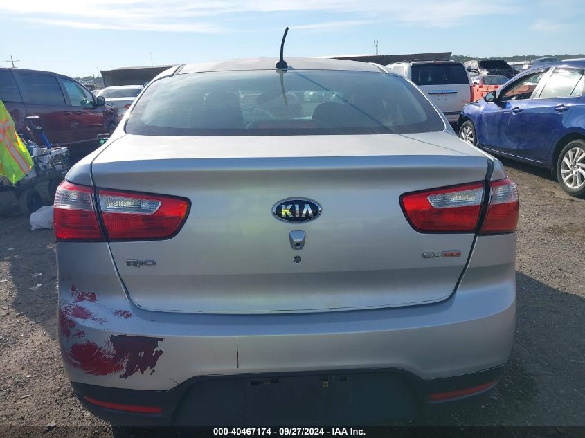 2013 Kia Rio Ex VIN: KNADN4A36D6312388 Lot: 40467174