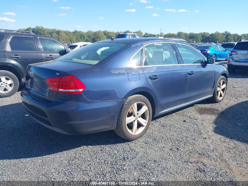 2013 Volkswagen Passat 2.5L Se VIN: 1VWBP7A36DC093047 Lot: 40467180