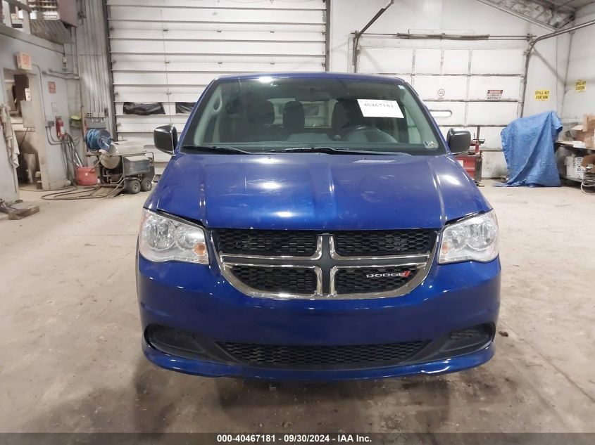 2018 Dodge Grand Caravan Se VIN: 2C4RDGBG6JR256598 Lot: 40467181