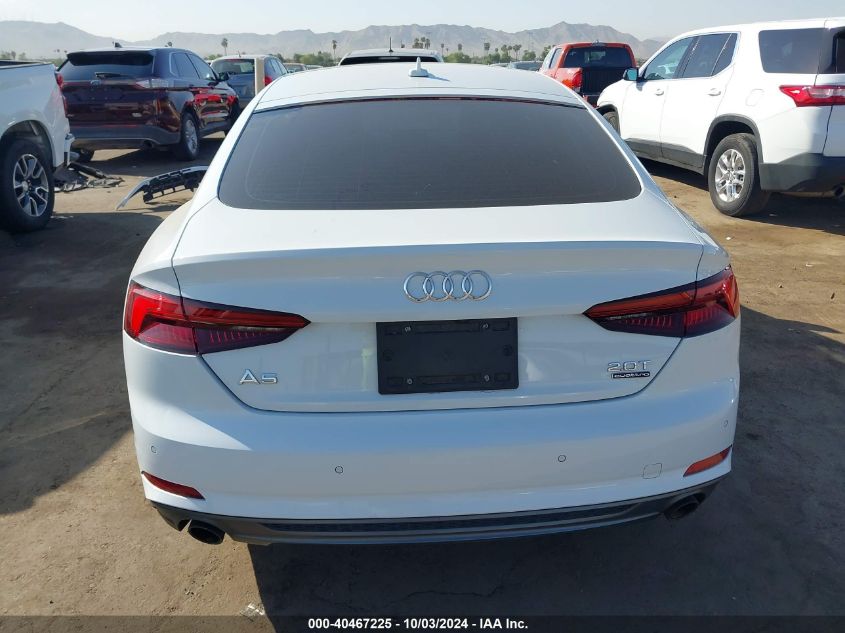 2018 Audi A5 2.0T Premium VIN: WAUENCF54JA128679 Lot: 40467225