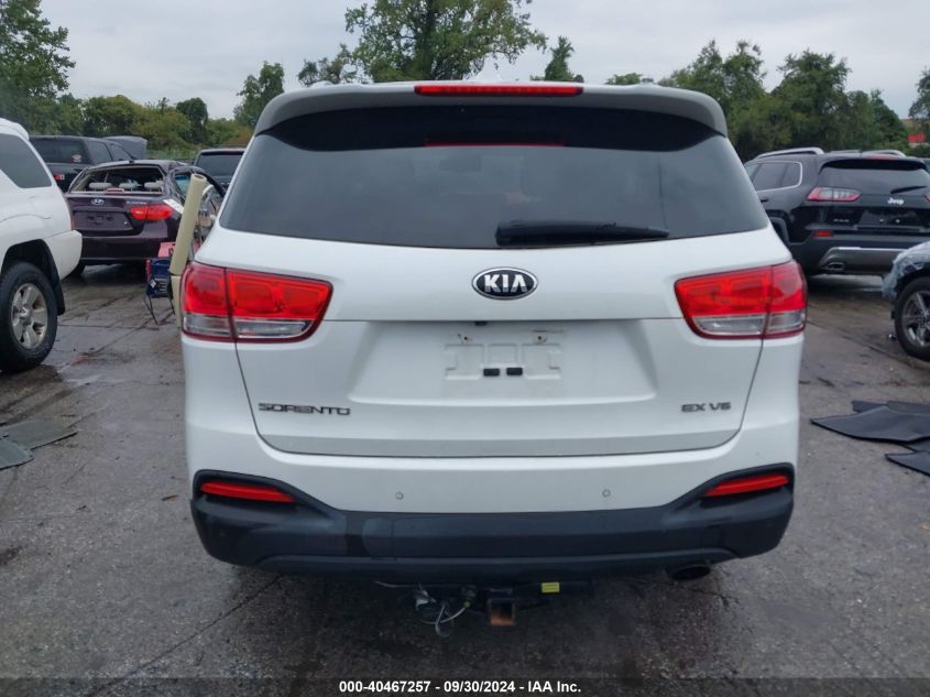 5XYPHDA55GG110894 2016 Kia Sorento 3.3L Ex