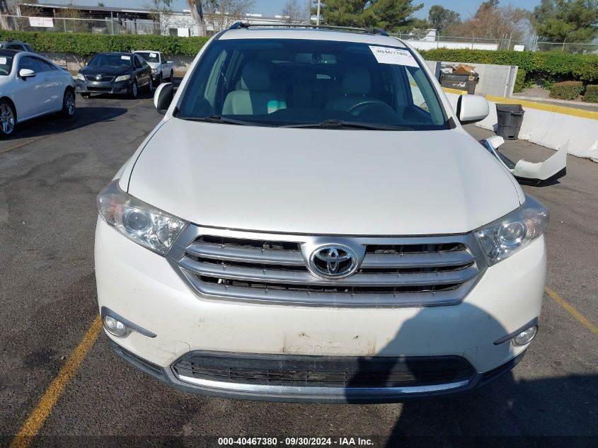 5TDZK3EHXCS063741 2012 Toyota Highlander Se V6