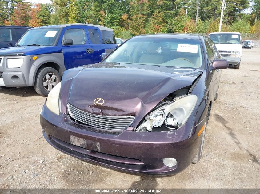 2005 Lexus Es 330 VIN: JTHBA30G155073245 Lot: 40467399