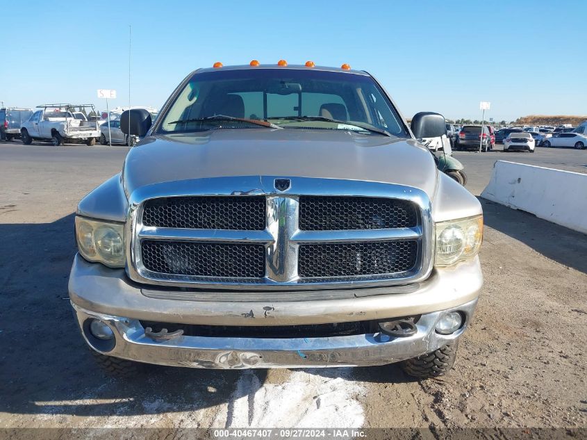 2003 Dodge Ram 2500 Slt/Laramie/St VIN: 3D7KU28C33G819601 Lot: 40467407