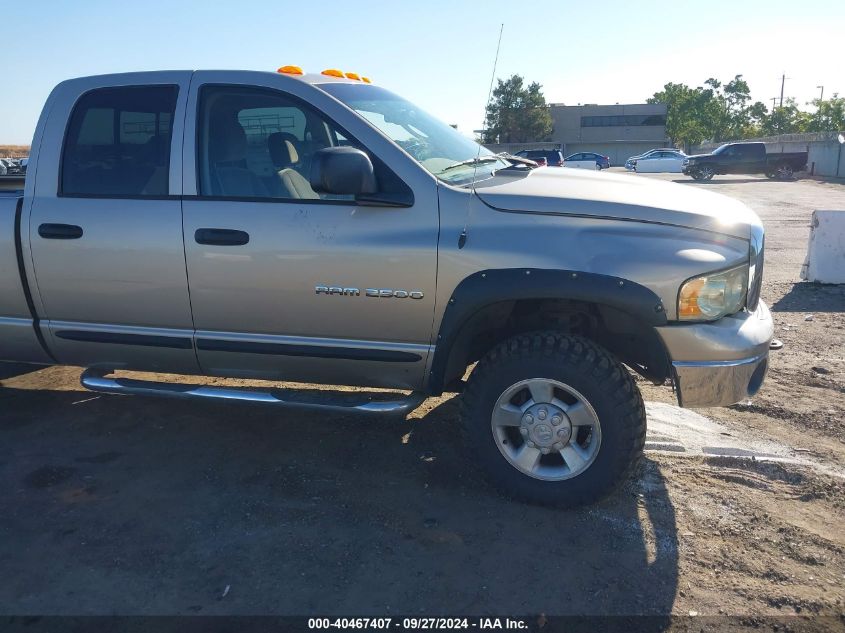 2003 Dodge Ram 2500 Slt/Laramie/St VIN: 3D7KU28C33G819601 Lot: 40467407