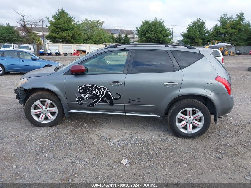 2007 Nissan Murano Sl/Se/S VIN: JN8AZ08W47W633454 Lot: 40467411