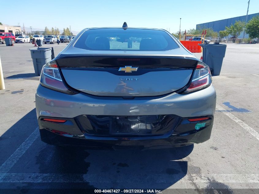 2017 Chevrolet Volt Lt VIN: 1G1RC6S59HU149255 Lot: 40467427