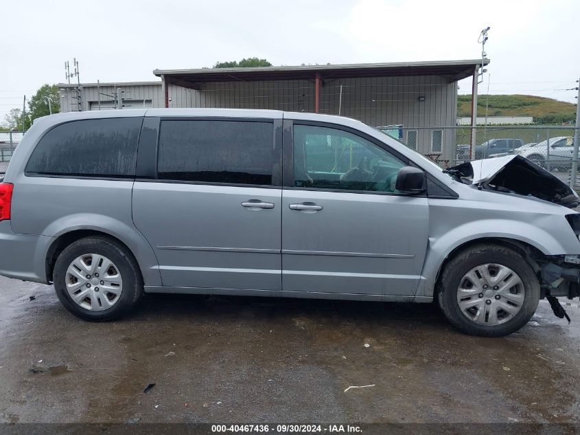 2014 Dodge Grand Caravan Se VIN: 2C4RDGBG2ER378638 Lot: 40467436