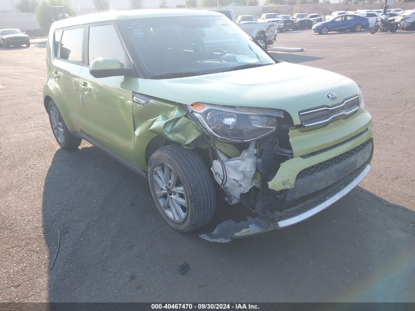 2017 Kia Soul + VIN: KNDJP3A54H7878688 Lot: 40467470