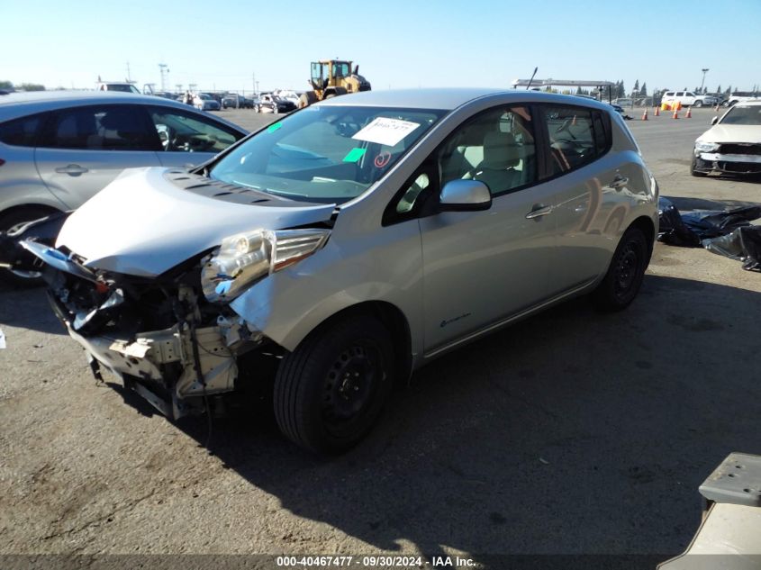 VIN 1N4AZ0CP7DC408640 2013 NISSAN LEAF no.2