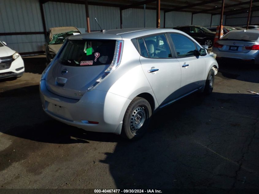 VIN 1N4AZ0CP7DC408640 2013 NISSAN LEAF no.4