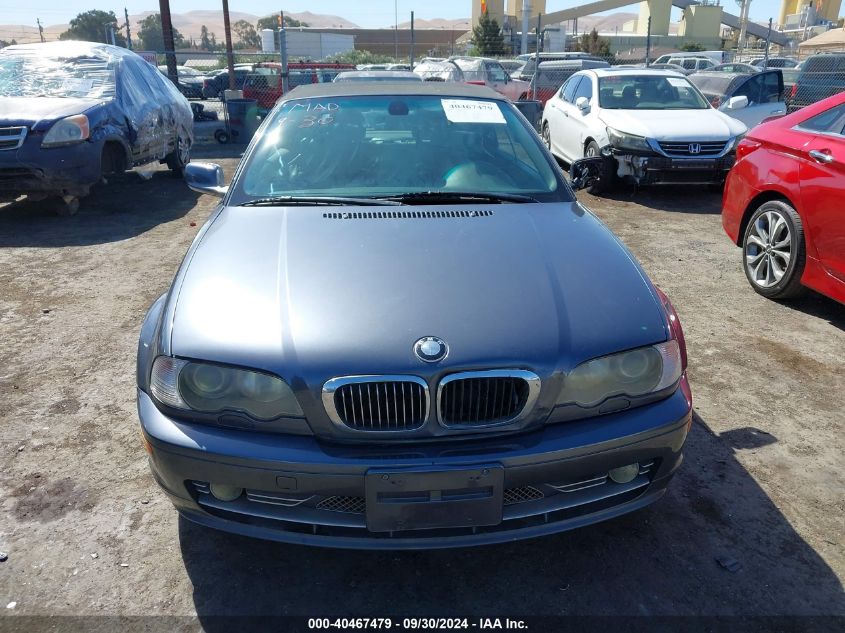 2003 BMW 330Ci VIN: WBABS53423JU96235 Lot: 40467479