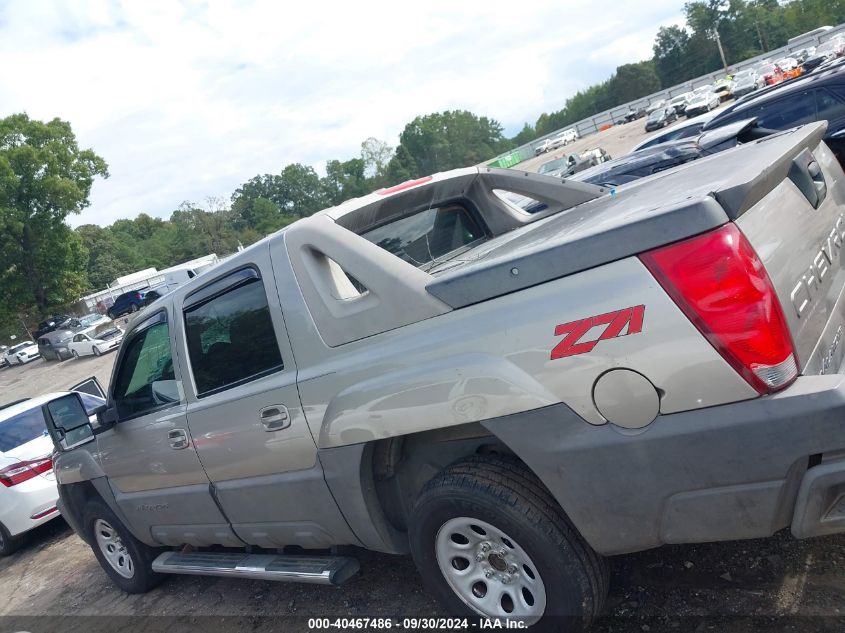 2003 Chevrolet Avalanche 1500 VIN: 3GNEC13T63G153062 Lot: 40467486