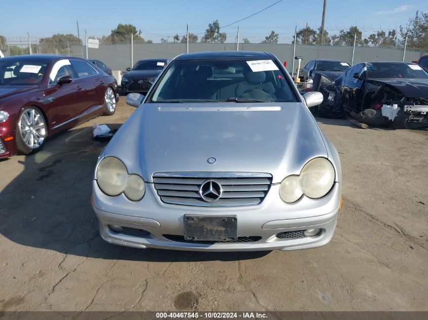 2002 Mercedes-Benz C 230 VIN: WDBRN47J82A287971 Lot: 40467545