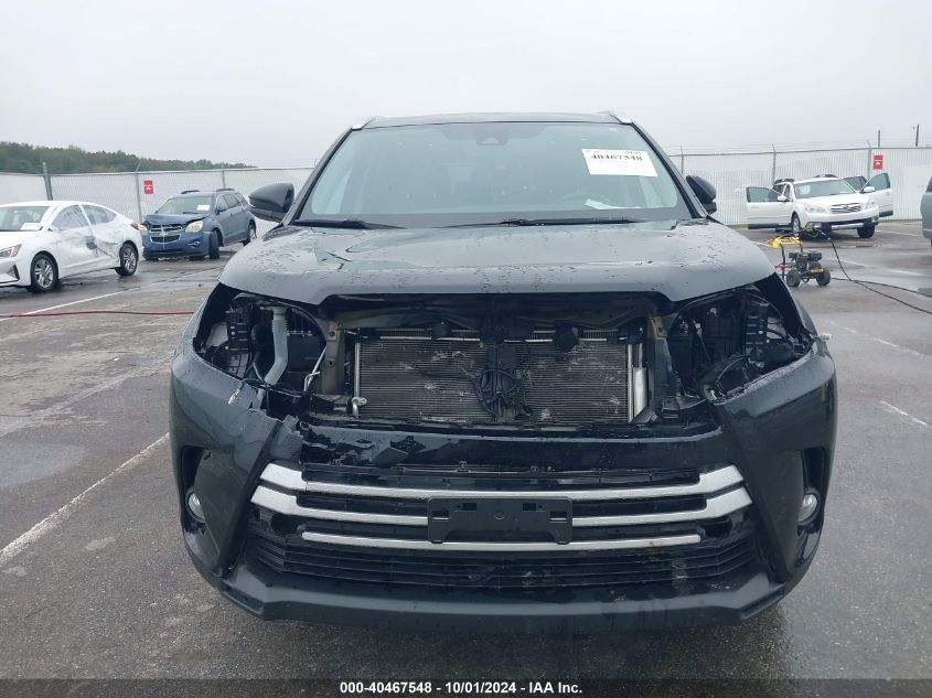 VIN 5TDJZRFH8KS592792 2019 Toyota Highlander, Xle no.6