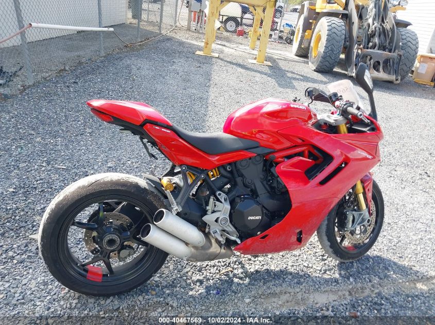 2023 Ducati Supersport VIN: ZDMVABDS4PB004467 Lot: 40467569