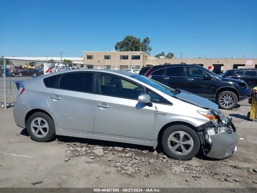 2013 Toyota Prius Three VIN: JTDKN3DU8D0347669 Lot: 40467588