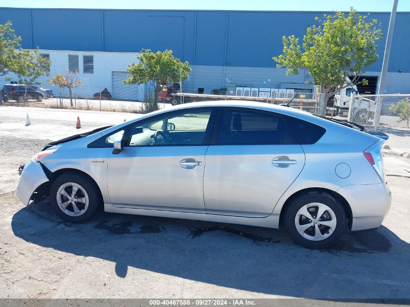 2013 Toyota Prius Three VIN: JTDKN3DU8D0347669 Lot: 40467588