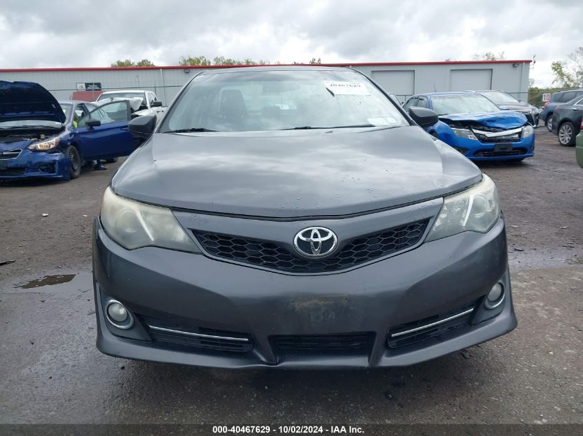 2012 Toyota Camry Se V6 VIN: 4T1BK1FK8CU014187 Lot: 40467629