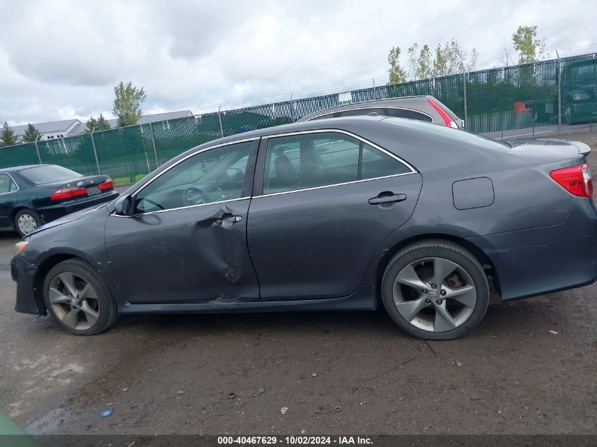 2012 Toyota Camry Se V6 VIN: 4T1BK1FK8CU014187 Lot: 40467629