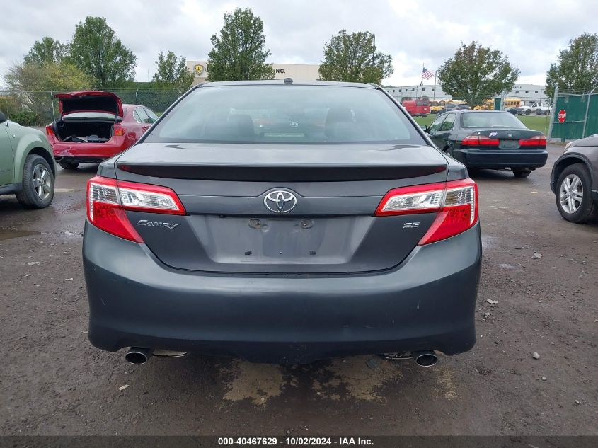 2012 Toyota Camry Se V6 VIN: 4T1BK1FK8CU014187 Lot: 40467629