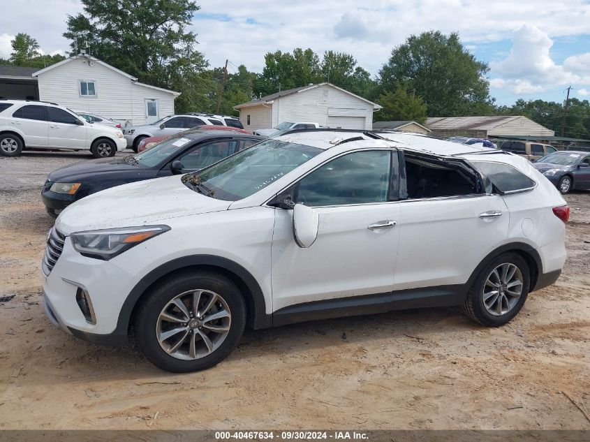 2017 Hyundai Santa Fe Limited VIN: KM8SN4HF1HU234027 Lot: 40467634