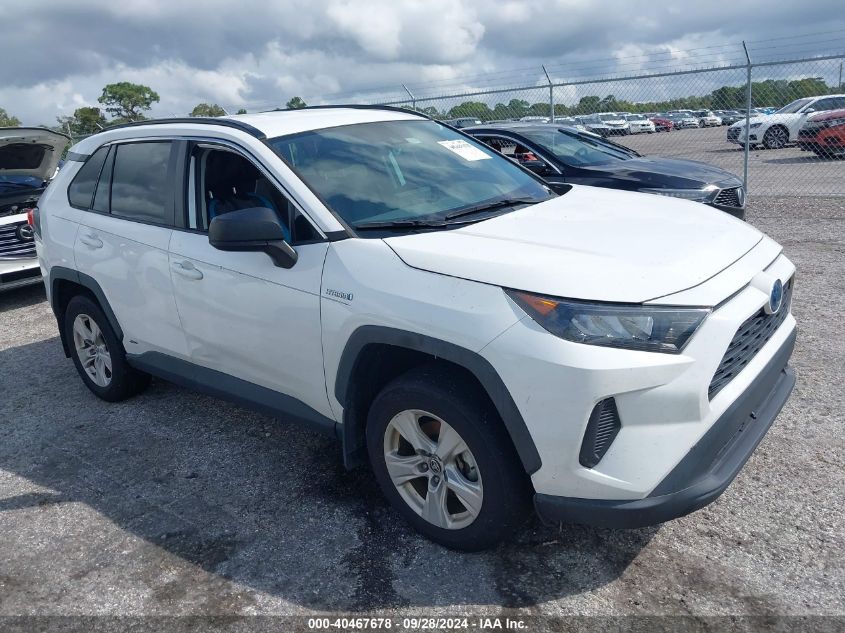 2021 Toyota Rav4 Hybrid Le VIN: 4T3LWRFV3MU038486 Lot: 40467678