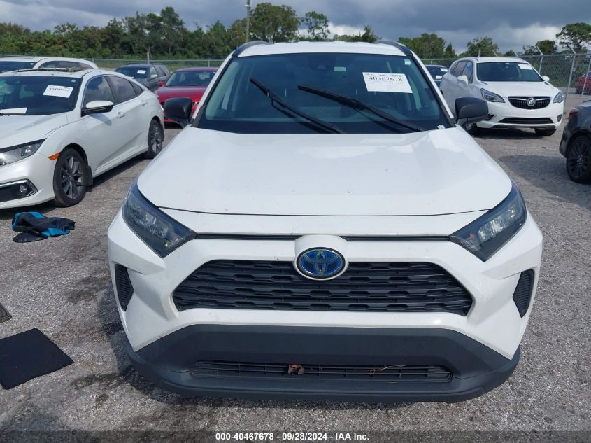 2021 Toyota Rav4 Hybrid Le VIN: 4T3LWRFV3MU038486 Lot: 40467678