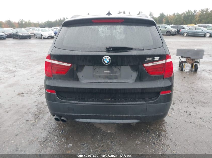 2013 BMW X3 xDrive28I VIN: 5UXWX9C55D0A29907 Lot: 40467690