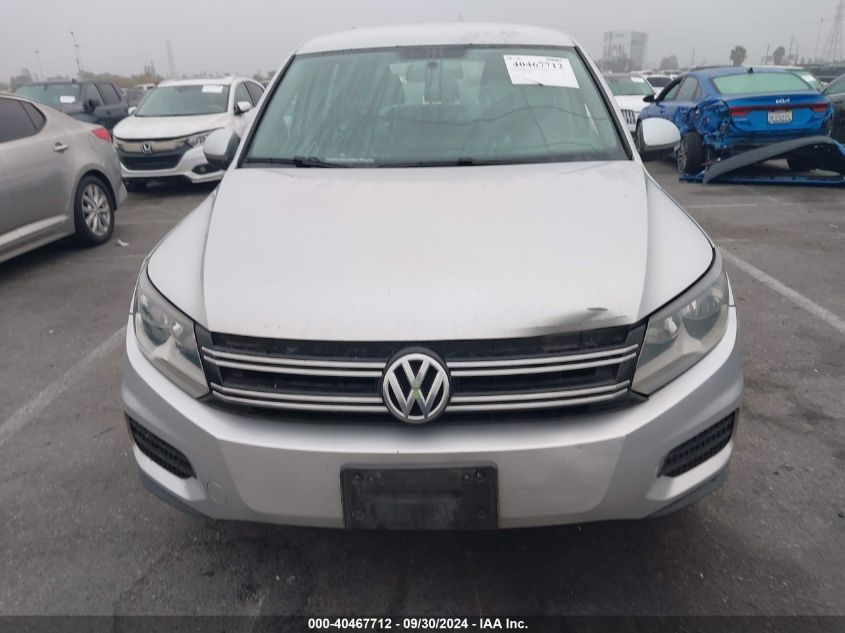 2014 Volkswagen Tiguan S VIN: WVGAV3AX5EW620331 Lot: 40467712