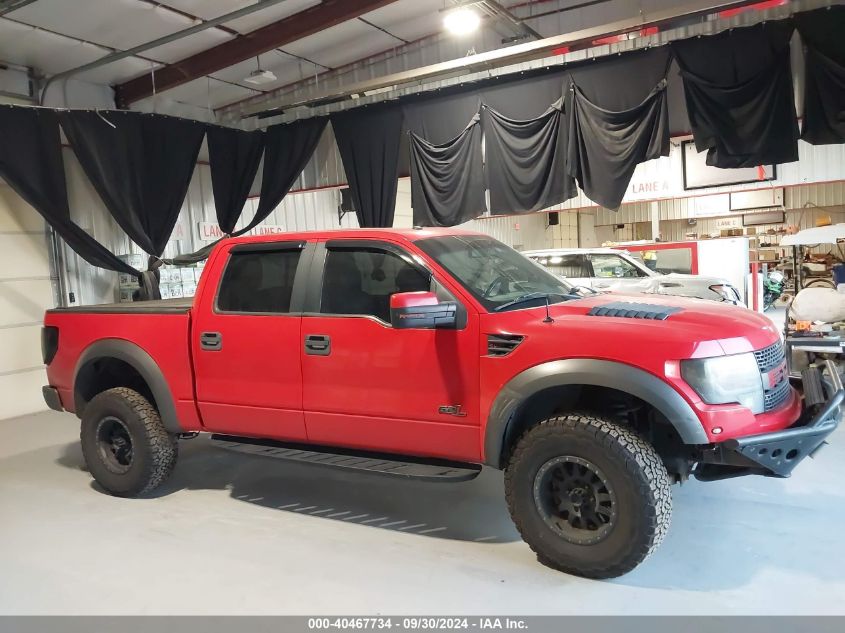 2013 Ford F-150 Svt Raptor VIN: 1FTFW1R62DFB09844 Lot: 40467734